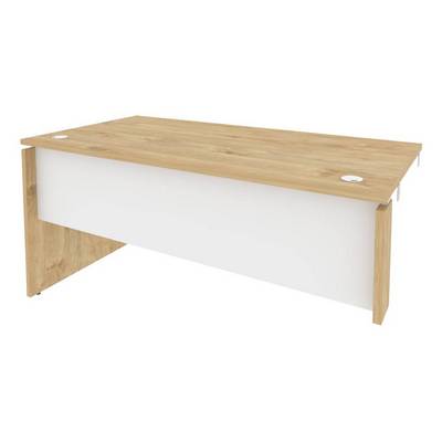 Onix O.SPR-4.8L (Тиквуд Светлый/Белый Бриллиант) Стол-приставка левый к опорным элементам