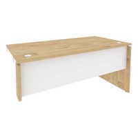 Onix O.SPR-4.8R (Тиквуд Светлый/Белый Бриллиант) Стол-приставка правый к опорным элементам