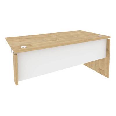 Onix O.SPR-4.8R (Тиквуд Светлый/Белый Бриллиант) Стол-приставка правый к опорным элементам