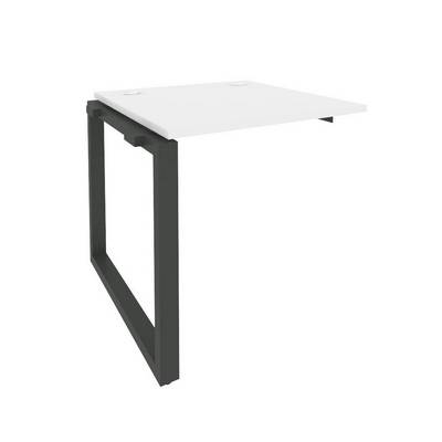 Onix O.MO-1.NRS-0.8 (Белый Бриллиант/Антрацит) Наборный элемент рабочей станции на О-образном м/к