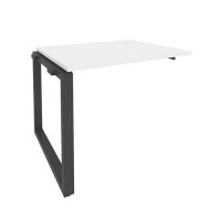 Onix O.MO-1.NRS-1.8 (Белый Бриллиант/Антрацит) Наборный элемент рабочей станции на О-образном м/к