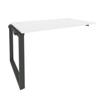 Onix O.MO-1.NRS-3.8 (Белый Бриллиант/Антрацит) Наборный элемент рабочей станции на О-образном м/к