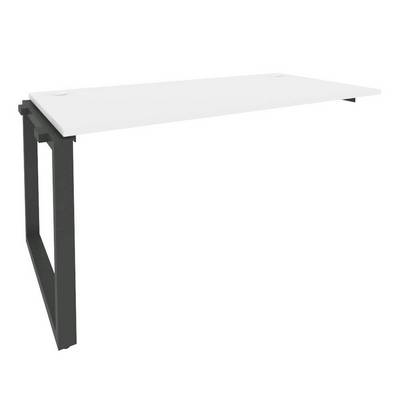 Onix O.MO-1.NRS-4.8 (Белый Бриллиант/Антрацит) Наборный элемент рабочей станции на О-образном м/к