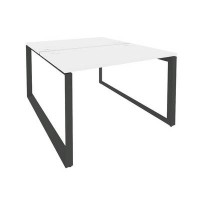 Onix O.MO-D.RS-2.2.7 (Белый Бриллиант/Антрацит) Рабочая станция на О-образном м/к