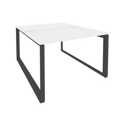 Onix O.MO-D.RS-2.2.7 (Белый Бриллиант/Антрацит) Рабочая станция на О-образном м/к