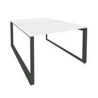 Onix O.MO-D.RS-2.2.8 (Белый Бриллиант/Антрацит) Рабочая станция на О-образном м/к