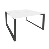 Onix O.MO-D.RS-2.3.7 (Белый Бриллиант/Антрацит) Рабочая станция на О-образном м/к