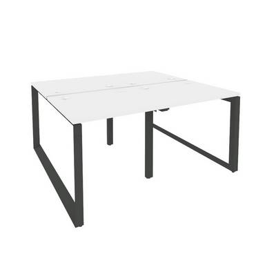 Onix O.MO-D.RS-4.0.7 (Белый Бриллиант/Антрацит) Рабочая станция на О-образном м/к