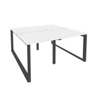 Onix O.MO-D.RS-4.0.8 (Белый Бриллиант/Антрацит) Рабочая станция на О-образном м/к