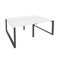 Onix O.MO-D.RS-4.1.8 (Белый Бриллиант/Антрацит) Рабочая станция на О-образном м/к