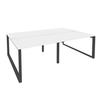 Onix O.MO-D.RS-4.2.8 (Белый Бриллиант/Антрацит) Рабочая станция на О-образном м/к