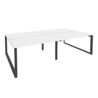 Onix O.MO-D.RS-4.3.8 (Белый Бриллиант/Антрацит) Рабочая станция на О-образном м/к