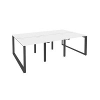 Onix O.MO-D.RS-6.0.7 (Белый Бриллиант/Антрацит) Рабочая станция на О-образном м/к