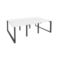 Onix O.MO-D.RS-6.0.8 (Белый Бриллиант/Антрацит) Рабочая станция на О-образном м/к