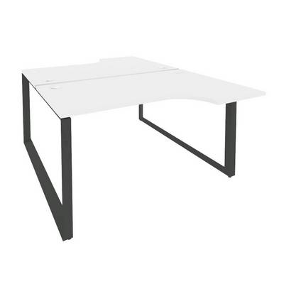 Onix O.MO-D.SA-2 (Белый Бриллиант/Антрацит) Рабочая станция на О-образном м/к