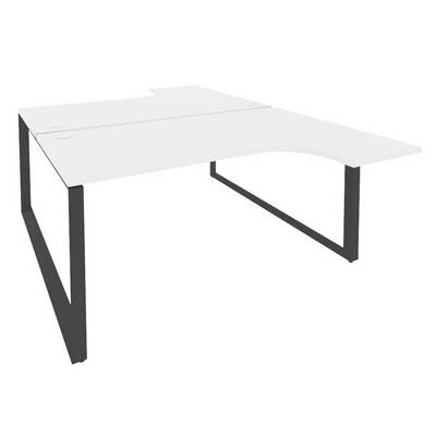 Onix O.MO-D.SA-4 (Белый Бриллиант/Антрацит) Рабочая станция на О-образном м/к