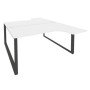 Onix O.MO-D.SA-4 (Белый Бриллиант/Антрацит) Рабочая станция на О-образном м/к
