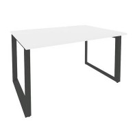 Onix O.MO-PRG-1.3 (Белый Бриллиант/Антрацит) Стол переговорный (1 столешница)