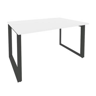 Onix O.MO-PRG-1.3 (Белый Бриллиант/Антрацит) Стол переговорный (1 столешница)