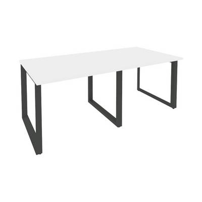 Onix O.MO-PRG-2.1 (Белый Бриллиант/Антрацит) Стол переговорный (2 столешницы)