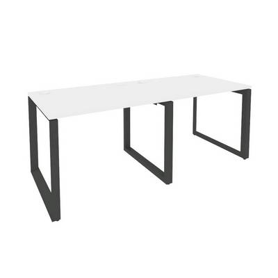 Onix O.MO-RS-2.1.8 (Белый Бриллиант/Антрацит) Рабочая станция на О-образном м/к