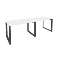 Onix O.MO-RS-2.2.7 (Белый Бриллиант/Антрацит) Рабочая станция на О-образном м/к