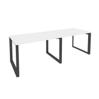 Onix O.MO-RS-2.2.8 (Белый Бриллиант/Антрацит) Рабочая станция на О-образном м/к