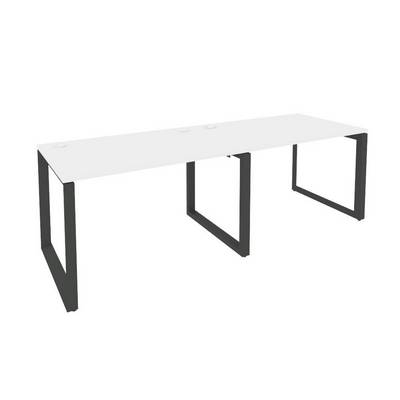 Onix O.MO-RS-2.2.8 (Белый Бриллиант/Антрацит) Рабочая станция на О-образном м/к