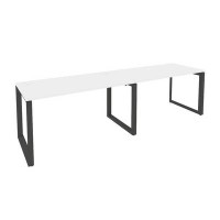 Onix O.MO-RS-2.3.7 (Белый Бриллиант/Антрацит) Рабочая станция на О-образном м/к