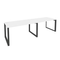 Onix O.MO-RS-2.3.8 (Белый Бриллиант/Антрацит) Рабочая станция на О-образном м/к