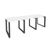 Onix O.MO-RS-3.0.7 (Белый Бриллиант/Антрацит) Рабочая станция на О-образном м/к