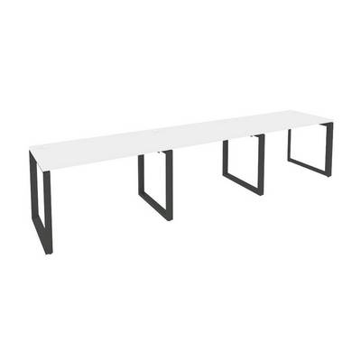 Onix O.MO-RS-3.2.7 (Белый Бриллиант/Антрацит) Рабочая станция на О-образном м/к