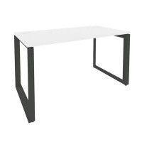 Onix O.MO-SP-3.7 (Белый Бриллиант/Антрацит) Стол рабочий на О-образном м/к