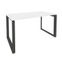 Onix O.MO-SP-3.7 (Белый Бриллиант/Антрацит) Стол рабочий на О-образном м/к