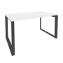 Onix O.MO-SP-3.8 (Белый Бриллиант/Антрацит) Стол рабочий на О-образном м/к