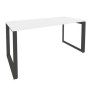 Onix O.MO-SP-4.7 (Белый Бриллиант/Антрацит) Стол рабочий на О-образном м/к