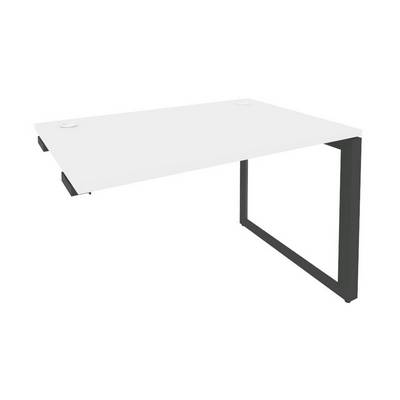 Onix O.MO-SPR-2.8 (Белый Бриллиант/Антрацит) Стол-приставка на О-образном м/к к опорным элементам