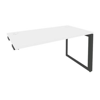 Onix O.MO-SPR-3.7 (Белый Бриллиант/Антрацит) Стол-приставка на О-образном м/к к опорным элементам