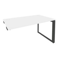 Onix O.MO-SPR-3.8 (Белый Бриллиант/Антрацит) Стол-приставка на О-образном м/к к опорным элементам