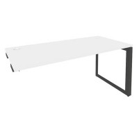 Onix O.MO-SPR-4.7 (Белый Бриллиант/Антрацит) Стол-приставка на О-образном м/к к опорным элементам
