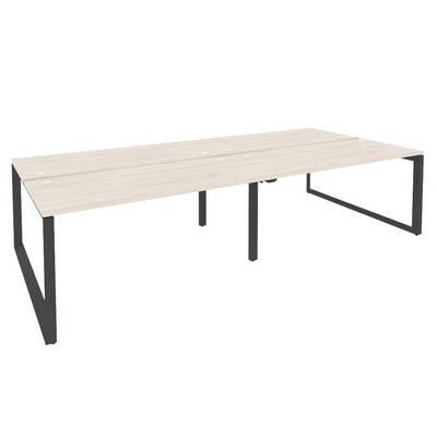 Onix O.MO-D.RS-4.4.7 (Денвер Светлый/Антрацит) Рабочая станция на О-образном м/к