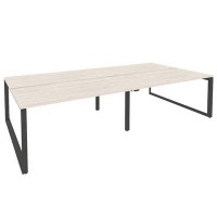 Onix O.MO-D.RS-4.4.8 (Денвер Светлый/Антрацит) Рабочая станция на О-образном м/к