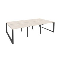 Onix O.MO-D.RS-6.1.8 (Денвер Светлый/Антрацит) Рабочая станция на О-образном м/к