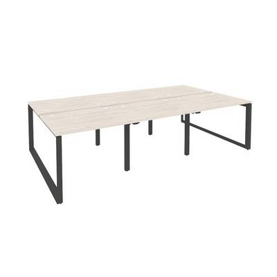 Onix O.MO-D.RS-6.1.8 (Денвер Светлый/Антрацит) Рабочая станция на О-образном м/к