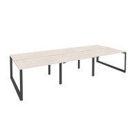 Onix O.MO-D.RS-6.2.7 (Денвер Светлый/Антрацит) Рабочая станция на О-образном м/к