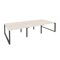 Onix O.MO-D.RS-6.2.8 (Денвер Светлый/Антрацит) Рабочая станция на О-образном м/к