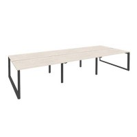 Onix O.MO-D.RS-6.3.8 (Денвер Светлый/Антрацит) Рабочая станция на О-образном м/к