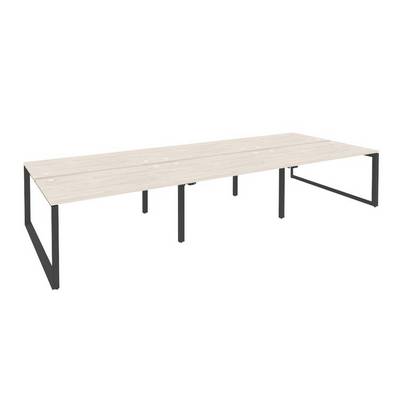 Onix O.MO-D.RS-6.3.8 (Денвер Светлый/Антрацит) Рабочая станция на О-образном м/к