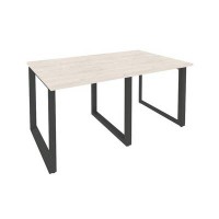 Onix O.MO-PRG-2.0 (Денвер Светлый/Антрацит) Стол переговорный (2 столешницы)