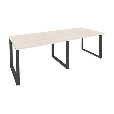 Onix O.MO-PRG-2.2 (Денвер Светлый/Антрацит) Стол переговорный (2 столешницы)